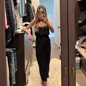 ANEMOS WRAP DRESS IN BLACK